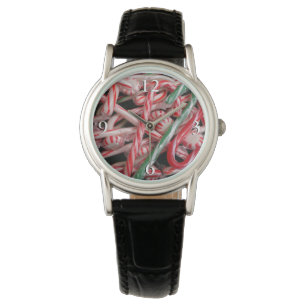 Reloj De Pulsera Festividades de Navidades de caña y menta