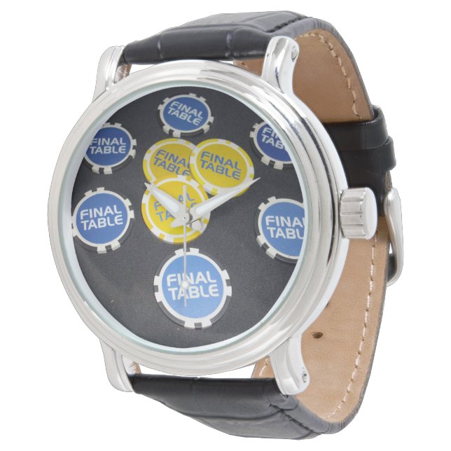 Reloj De Pulsera Fichas de mesa final de Poker, (Angular)