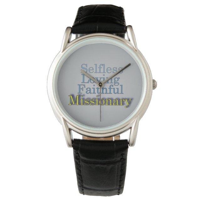 Reloj De Pulsera Fiel amorosa misionera (Anverso)