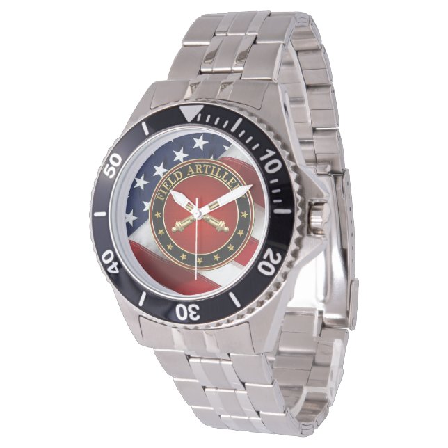 Reloj De Pulsera Field Artillery Branch Insignia Special Edition (Angular)