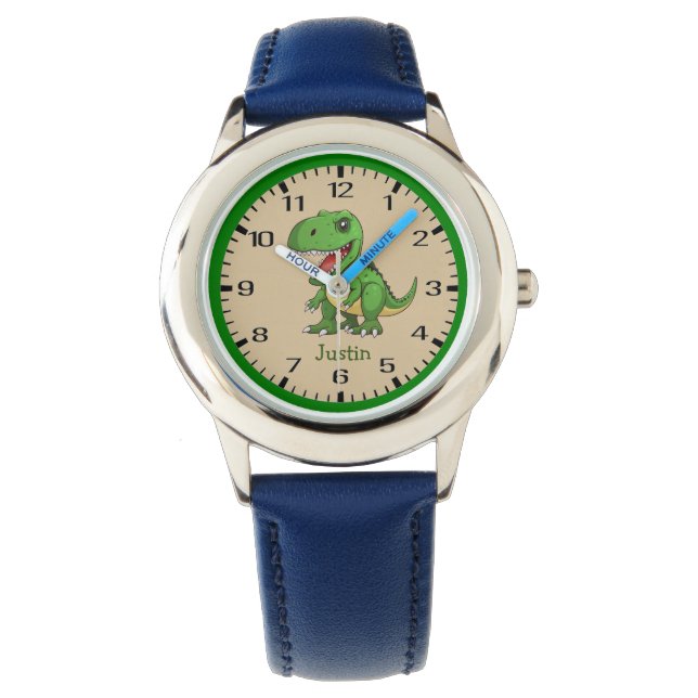 Reloj De Pulsera Fierce T-Rex Dinosaur (Anverso)