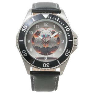 Reloj De Pulsera Fiery Ball de fútbol croata