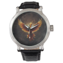 Reloj De Pulsera Fiery Phoenix Cushion