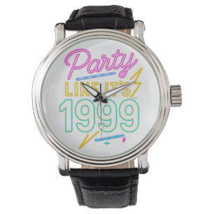 Reloj De Pulsera Fiesta Como Si Fuera 1999®™ – Voltaje Neon