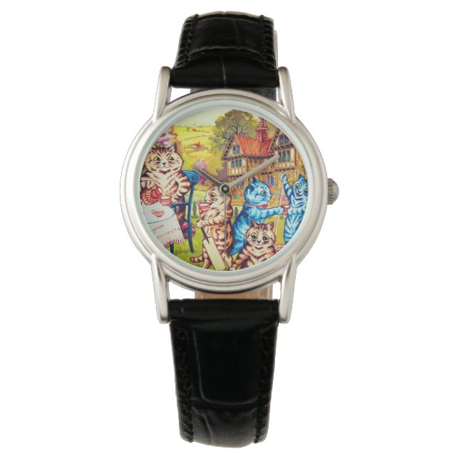 Reloj De Pulsera Fiesta de Cat Garden (Anverso)