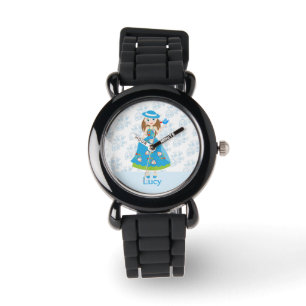 Reloj De Pulsera Fiesta de cumpleaños del chica romántico