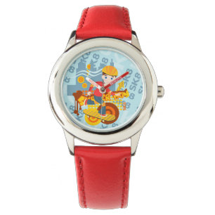 Reloj De Pulsera Fiesta de cumpleaños para niños de graffiti skateb