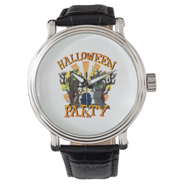 Reloj De Pulsera Fiesta de Halloween (Anverso)