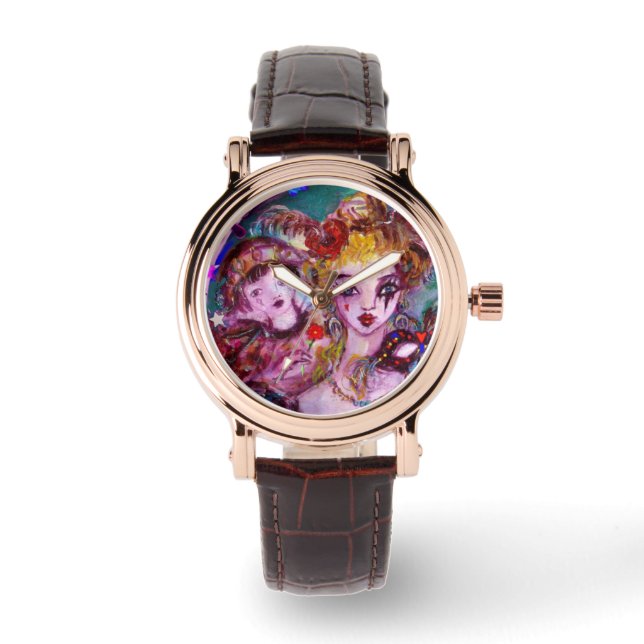 RELOJ DE PULSERA FIESTA DE MASQUERADE DE VALENTINE VENETIAN (Anverso)