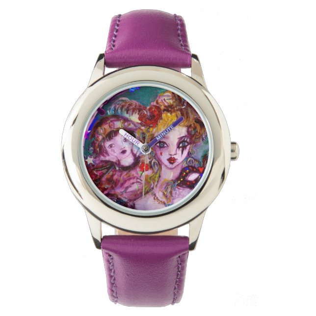 RELOJ DE PULSERA FIESTA DE MASQUERADE DE VALENTINE VENETIAN (Anverso)