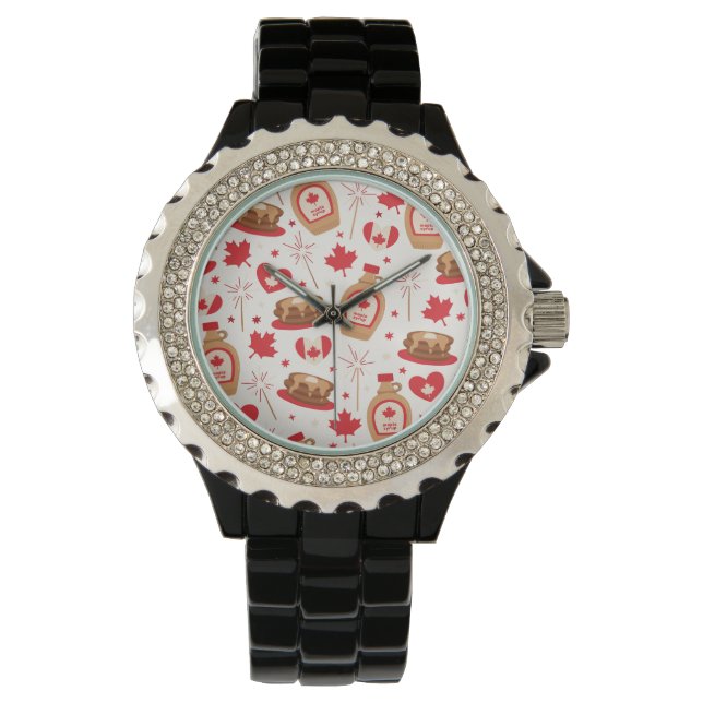 Reloj De Pulsera Fiesta del Día de Canadá (Anverso)