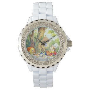 Reloj De Pulsera Fiesta del té enojada de los sombrereros a todo