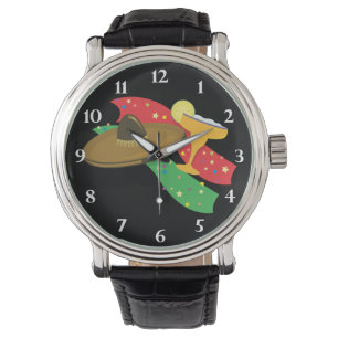 Reloj De Pulsera Fiesta Sombrero y Margarita