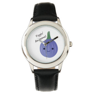 Reloj De Pulsera figgin Awesome Fig Pun