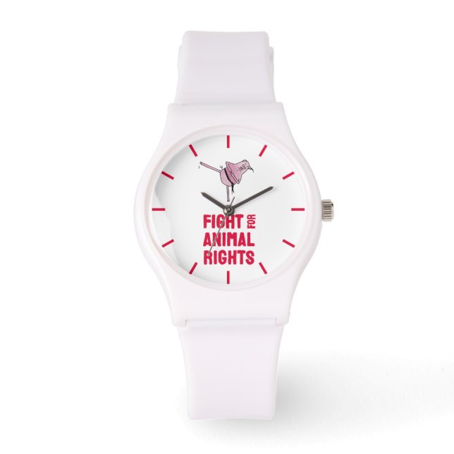Reloj De Pulsera Fight for Animal Rights (Anverso)