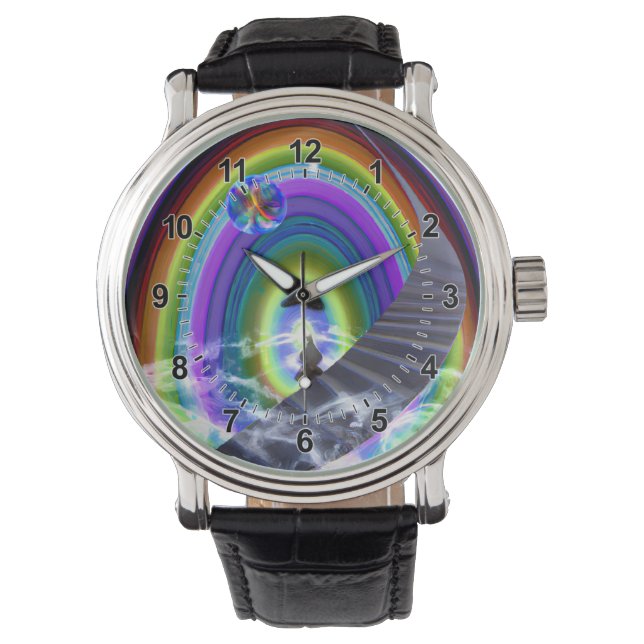 Reloj De Pulsera Figura de misterio en el Stargate interdimensional (Anverso)