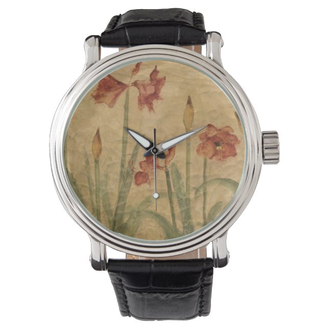 Reloj De Pulsera Fila de Red Amaryllis (Anverso)