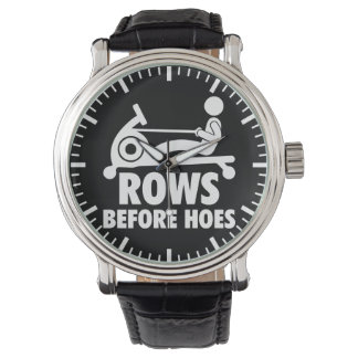 Reloj De Pulsera Filas antes de Hoes - Funny Rowing Machine Workout