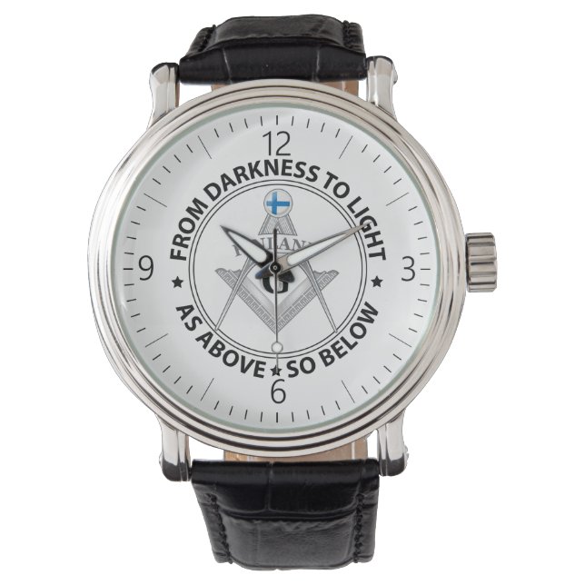 Reloj De Pulsera Finland freemasonry sign (Anverso)