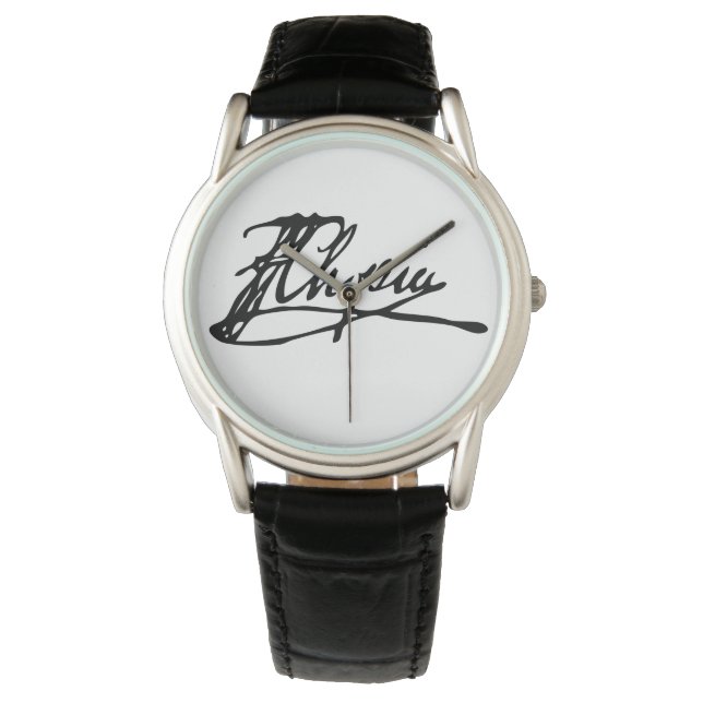 Reloj De Pulsera Firma de Frédéric Chopin (Anverso)
