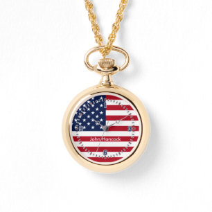 Reloj De Pulsera Firma de la bandera americana