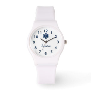 Reloj De Pulsera Firma del paramédico EMT el ccsme