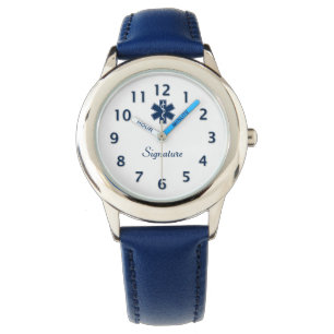 Reloj De Pulsera Firma del paramédico EMT el ccsme