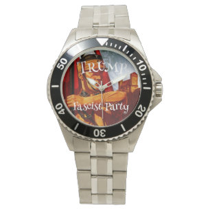 Reloj De Pulsera Firma Trump Azul Oscuro Familia Libertad Fe
