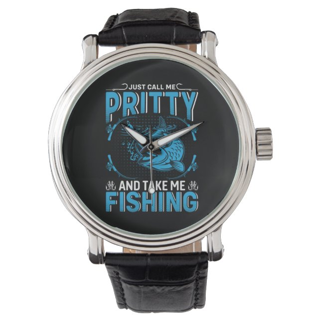 Reloj De Pulsera Fisher Gift Take Me Fishing (Anverso)