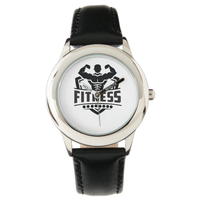 Reloj De Pulsera Fitness Motivation Graphic | Strong & Active Life (Anverso)
