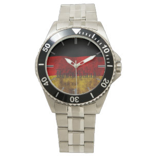Reloj De Pulsera Flagge Deutsch - Vintage...