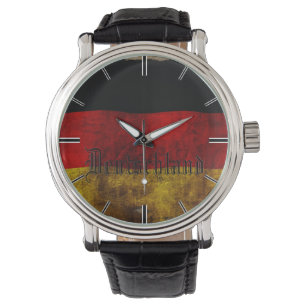 Reloj De Pulsera Flagge Deutsch - Vintage...