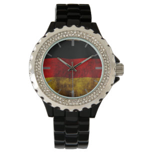 Reloj De Pulsera Flagge Deutsch - Vintage...