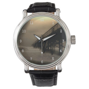 Reloj De Pulsera Flagler Beach Florida Pier Photo Watch