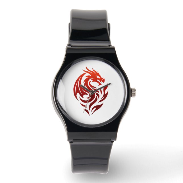 Reloj De Pulsera Flameborn Dargon Pact logo (Anverso)
