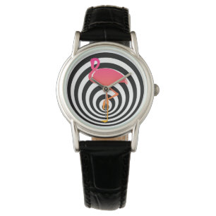 Reloj De Pulsera Flamenco hermoso en círculos