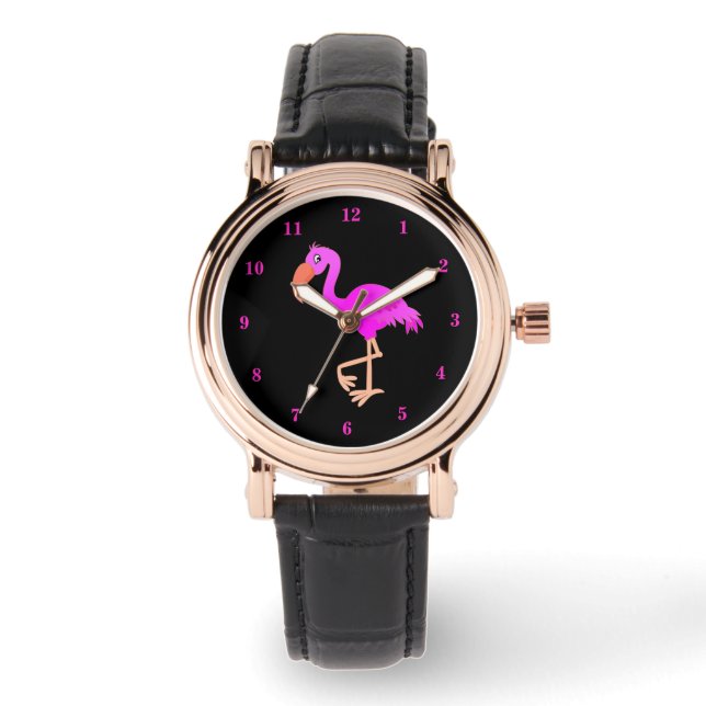 Reloj De Pulsera Flamenco Lindo - Feliz - (Anverso)