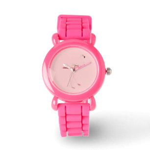 Reloj De Pulsera Flamingo rosa