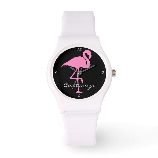 Reloj De Pulsera Flamingo rosa Thunder_Cove Classic (Anverso)