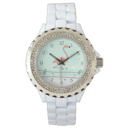 Reloj De Pulsera Flamingo watch green