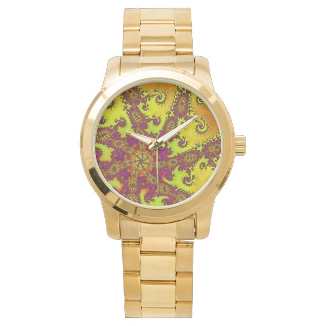 Reloj De Pulsera Flashy Fractal  (Anverso)