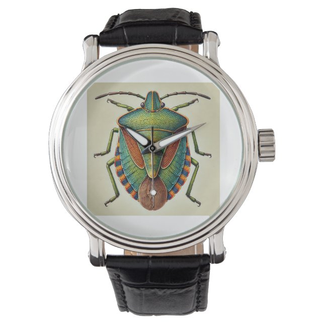 Reloj De Pulsera Flat Bug 081024IREF250 - Watercolor (Anverso)