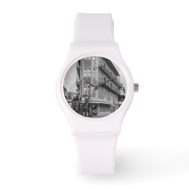Reloj De Pulsera Flatiron Flats Eureka Grayscale (Anverso)