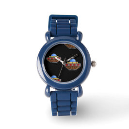 Reloj De Pulsera Flaufo en negro espacial