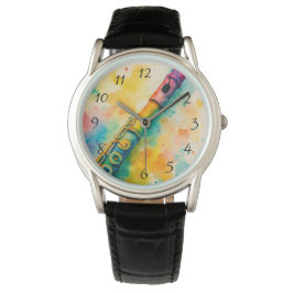 Reloj De Pulsera Flauta acuática vibrante