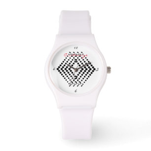 Reloj De Pulsera Flechas Pulsadoras de semitono abstracto