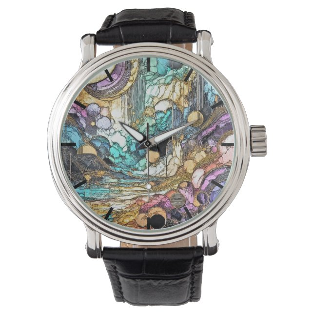 Reloj De Pulsera Fliesender Goldfluss  (Anverso)