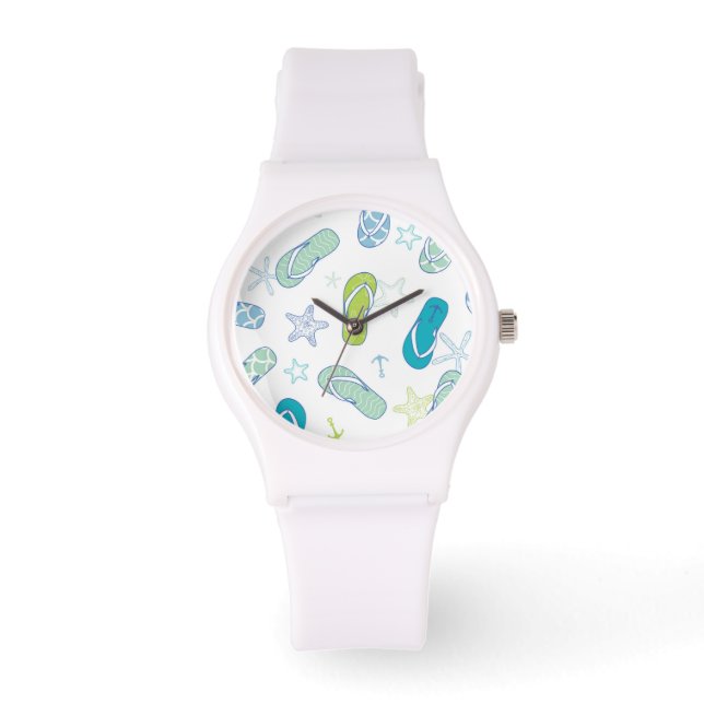 Reloj De Pulsera Flip Flop Pattern (Anverso)