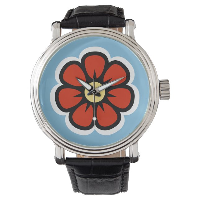 Reloj De Pulsera Flor (Anverso)