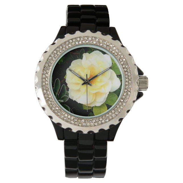 Reloj De Pulsera Flor amarilla (Anverso)